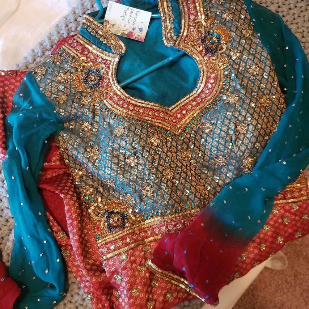 NWT Indian Sari XXS